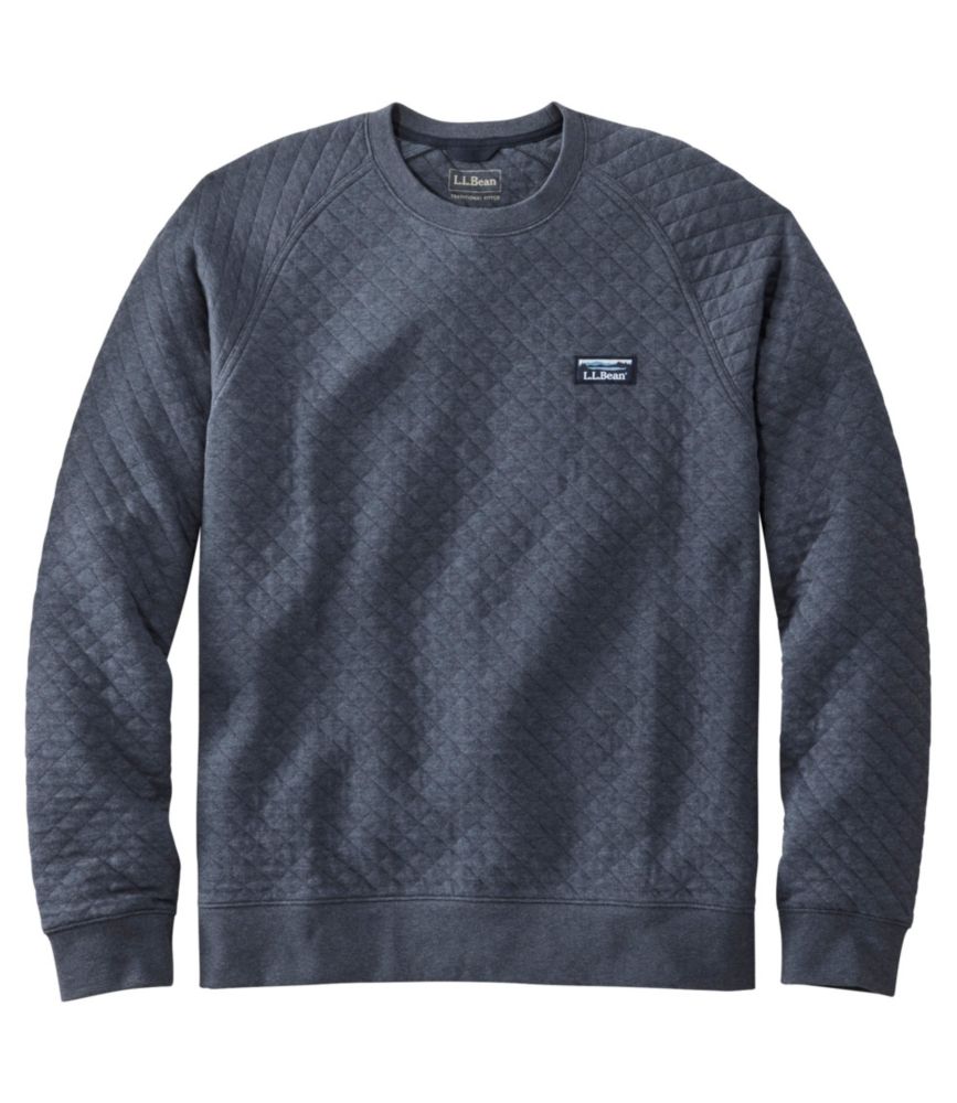 Men s Quilted Sweatshirt Crewneck Sweatshirts at L.L.Bean