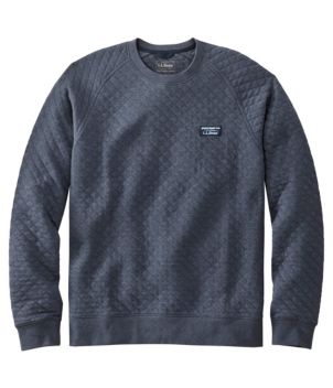 Men's Quilted Sweatshirt, Crewneck