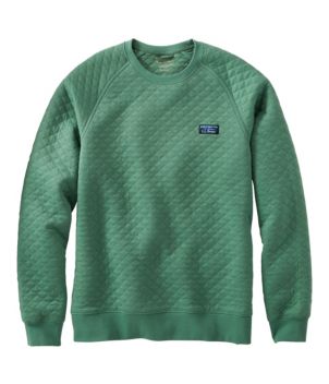 Men's Quilted Sweatshirt, Crewneck