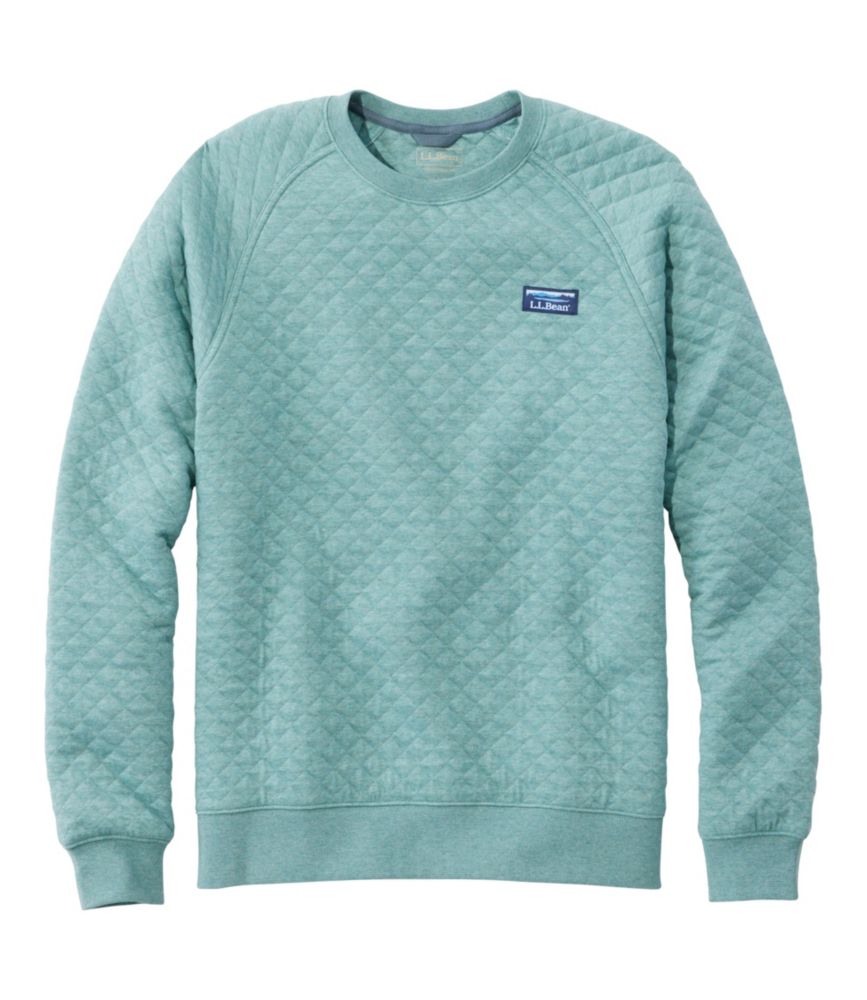 Men's Quilted Sweatshirt, Crewneck