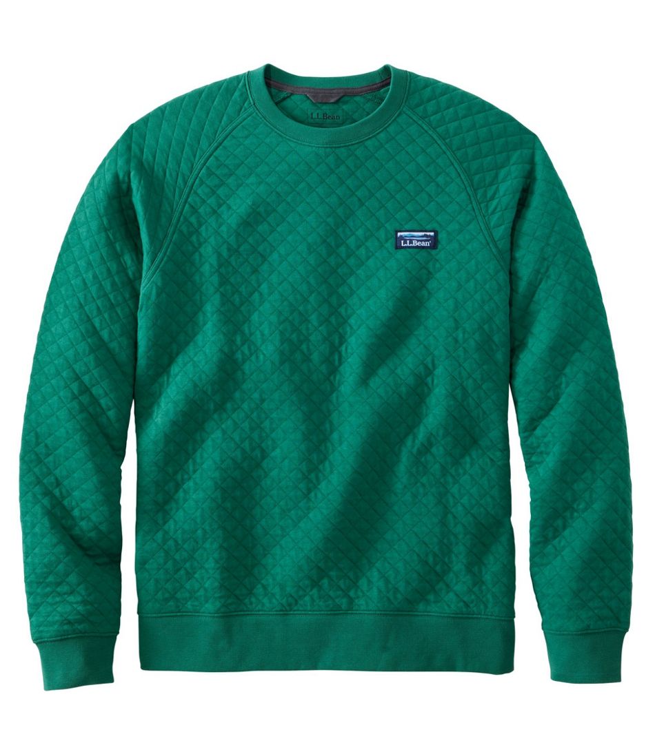 Men's Quilted Sweatshirt, Crewneck | Sweatshirts & Fleece at L.L.Bean