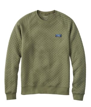 Men's Quilted Sweatshirt, Crewneck