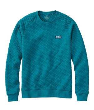 Men's Quilted Sweatshirt, Crewneck