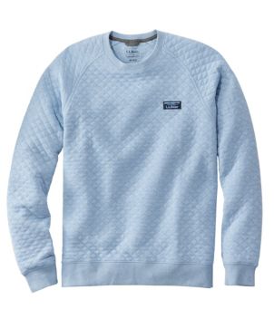 Men's Quilted Sweatshirt, Crewneck