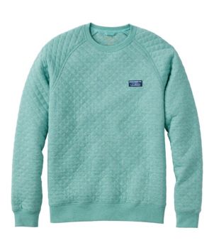 Men's Quilted Sweatshirt, Crewneck