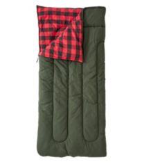 Kids' L.L.Bean Cotton-Blend Camp Sleeping Bag, 40°