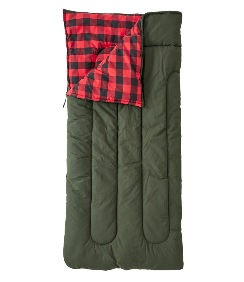 L.L.Bean Flannel Lined Camp Sleeping Bag, 20° at L.L. Bean