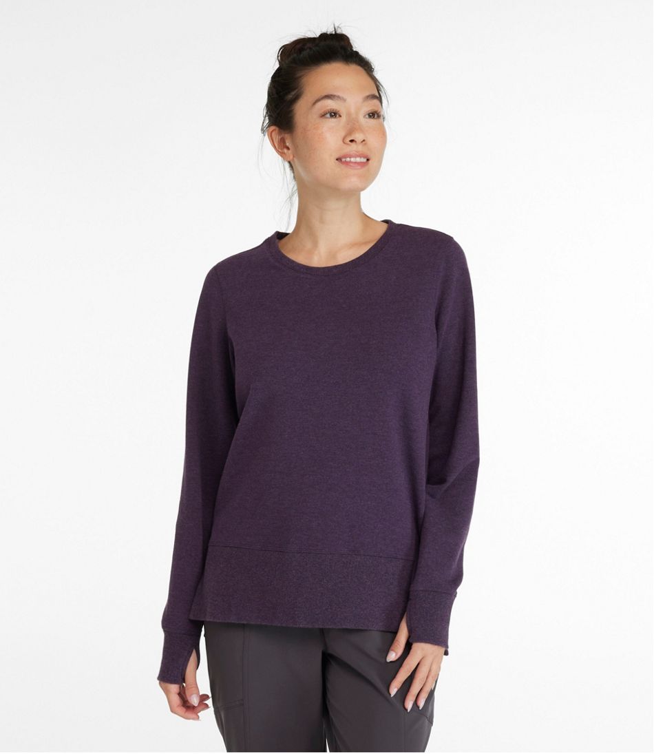 Women's L.L.Bean Cozy Sweatshirt, Split-Hem | Sweatshirts & Fleece 