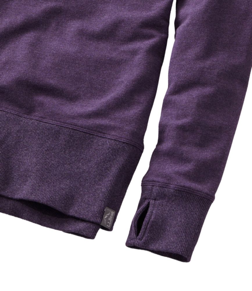 split hem sweatshirt
