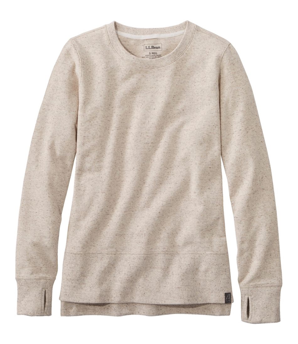 Women's L.L.Bean Cozy Sweatshirt, Split-Hem | Sweatshirts & Fleece