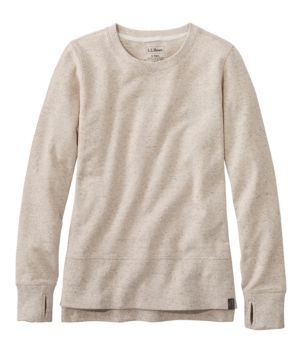 Women's L.L.Bean Cozy Sweatshirt, Split-Hem