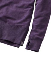 Ll bean cozy sweatshirt best sale split hem