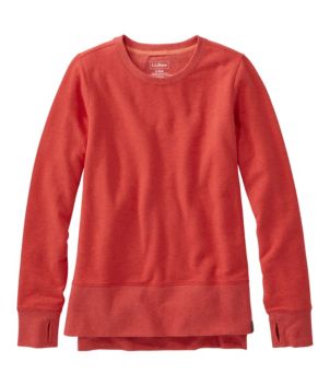 Women's L.L.Bean Cozy Sweatshirt, Split-Hem