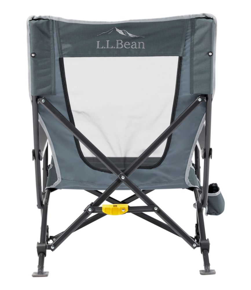 L.L.Bean Easy Comfort Camp Chair, Low, Dark Graphite, small image number 3