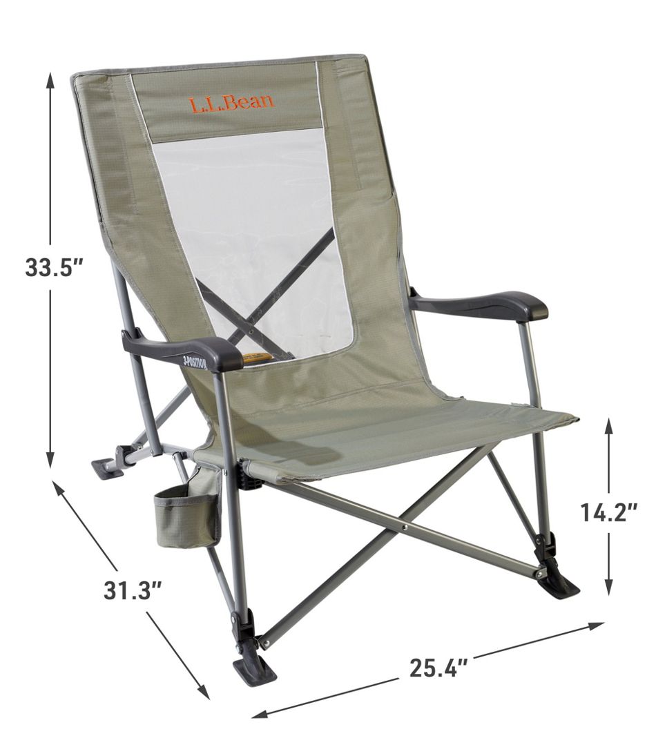 L.L.Bean Easy Comfort Camp Chair, Low