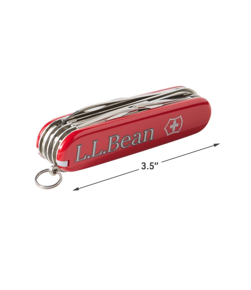 L.L.Bean Swiss Army Huntsman Knife, LLB/Colonial Red, small image number 2