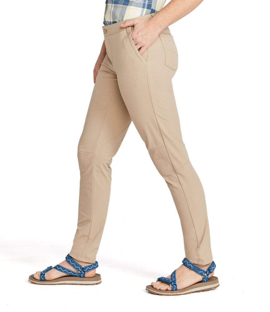 Women's Encompass Travel Pants, Mid-Rise Tapered-Leg at L.L. Bean