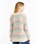 Women's Linen-Blend Sweater, Pullover Stripe