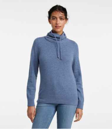Women's Classic Cashmere Sweater, Funnelneck
