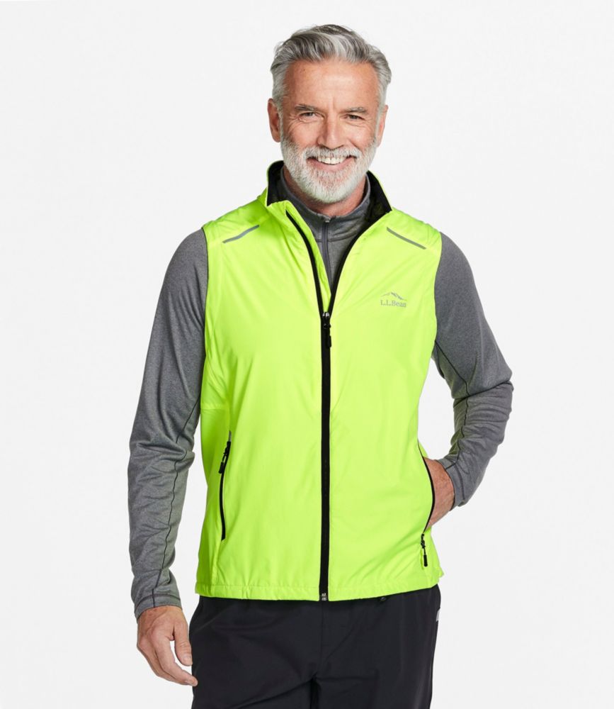 Men's Bean Bright Multisport Vest, Neon Yellow, small image number 2