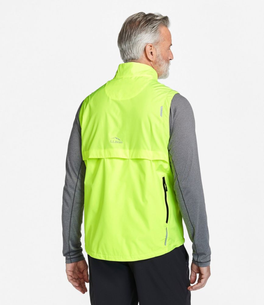 Men's Bean Bright Multisport Vest, Neon Yellow, small image number 3