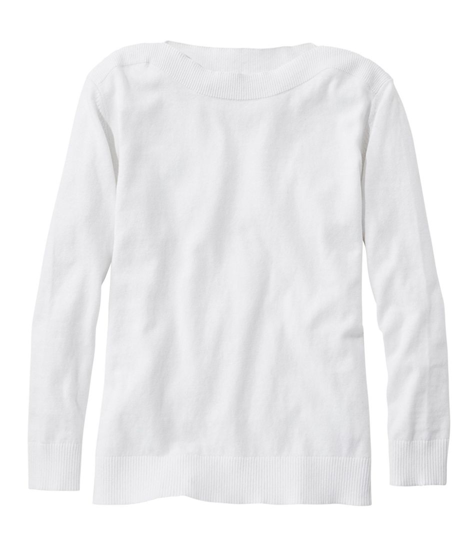 Women's Cotton/Cashmere Sweater, Boatneck | Sweaters at L.L.Bean