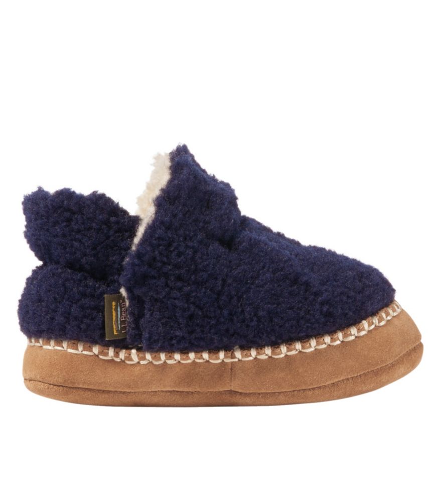 Toddlers' Cozy Slipper Booties, Bright Navy, small image number 1