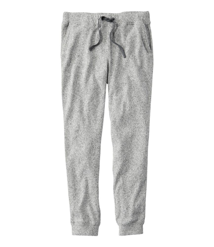 Women's Lightweight Sweater Fleece Pants, Light Gray Heather, small image number 1