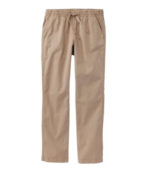 Women's Lakewashed Chino Pants, Mid-Rise Pull-On Ankle