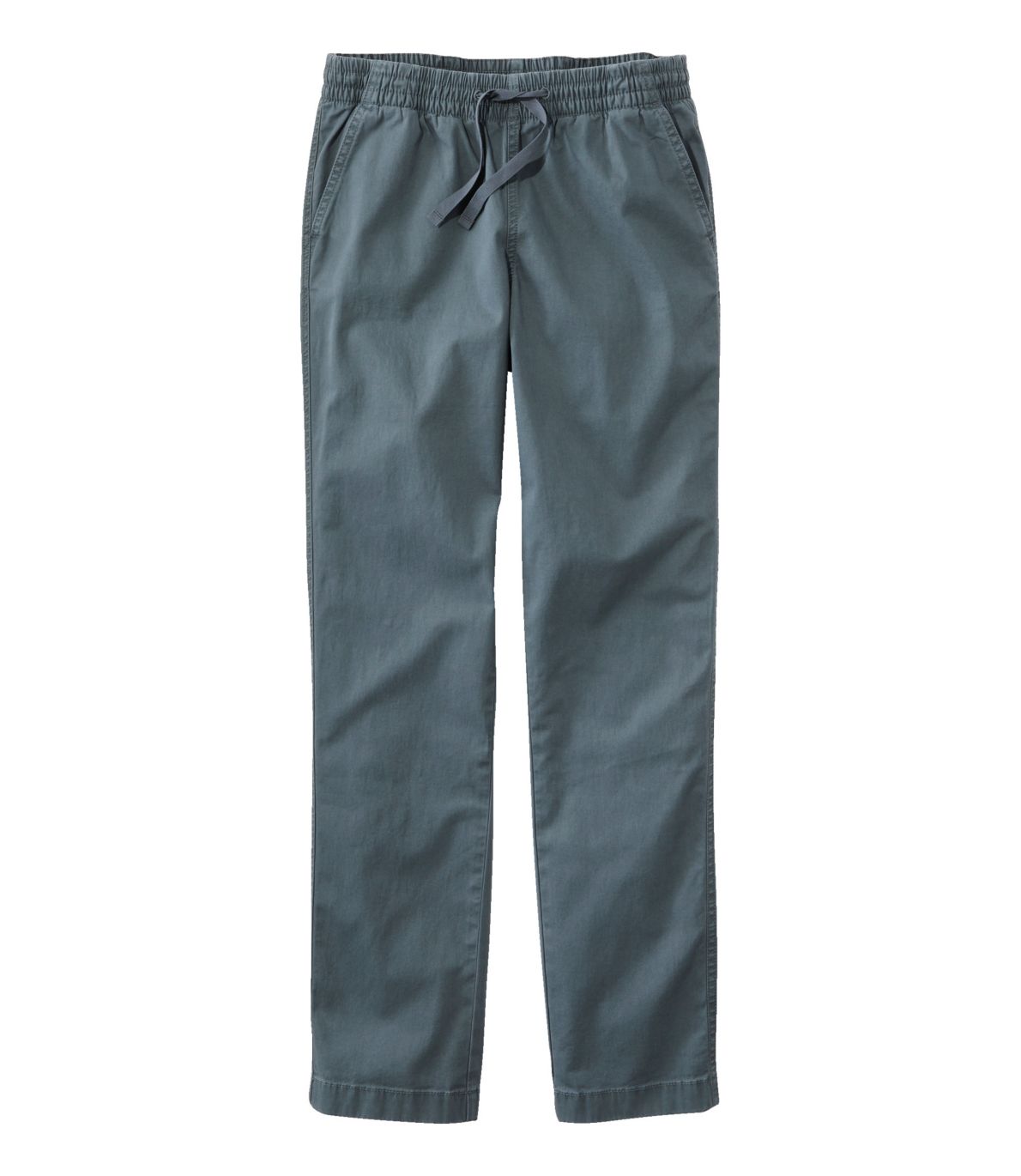 Women's Lakewashed Chino Pants, Mid-Rise Pull-On Ankle at L.L. Bean