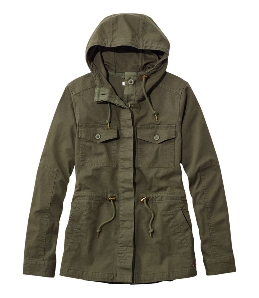 Women's Hooded Ripstop Jacket Casual at L.L.Bean