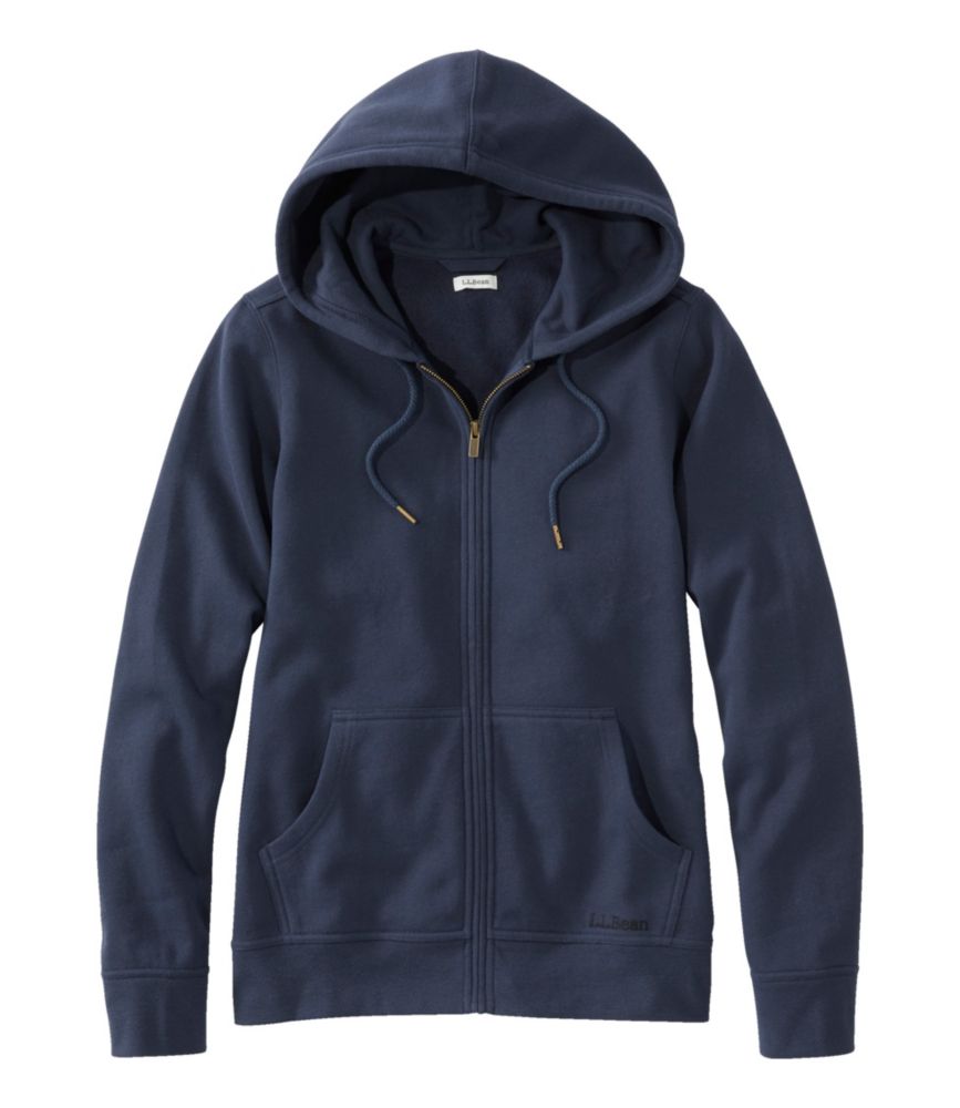 Women's L.L.Bean 1912 Sweatshirt, Full-Zip Hooded, Classic Navy, small image number 1