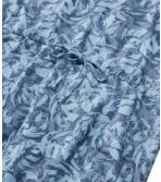 Women's Cotton/Tencel Slub Dress, Short-Sleeve Tie-Front Print