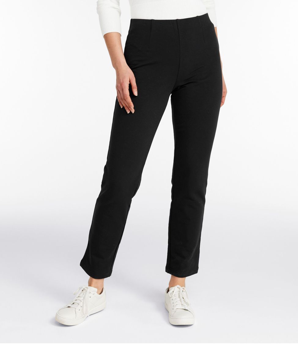 Women's Perfect Fit Pants, Fleece-Backed Slim-Leg at L.L. Bean