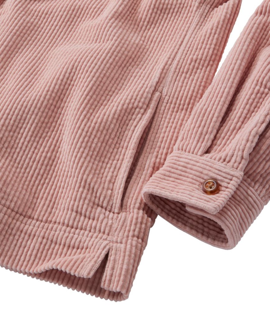 Women's Comfort Corduroy Relaxed Shirt, Pale Rose, small image number 4