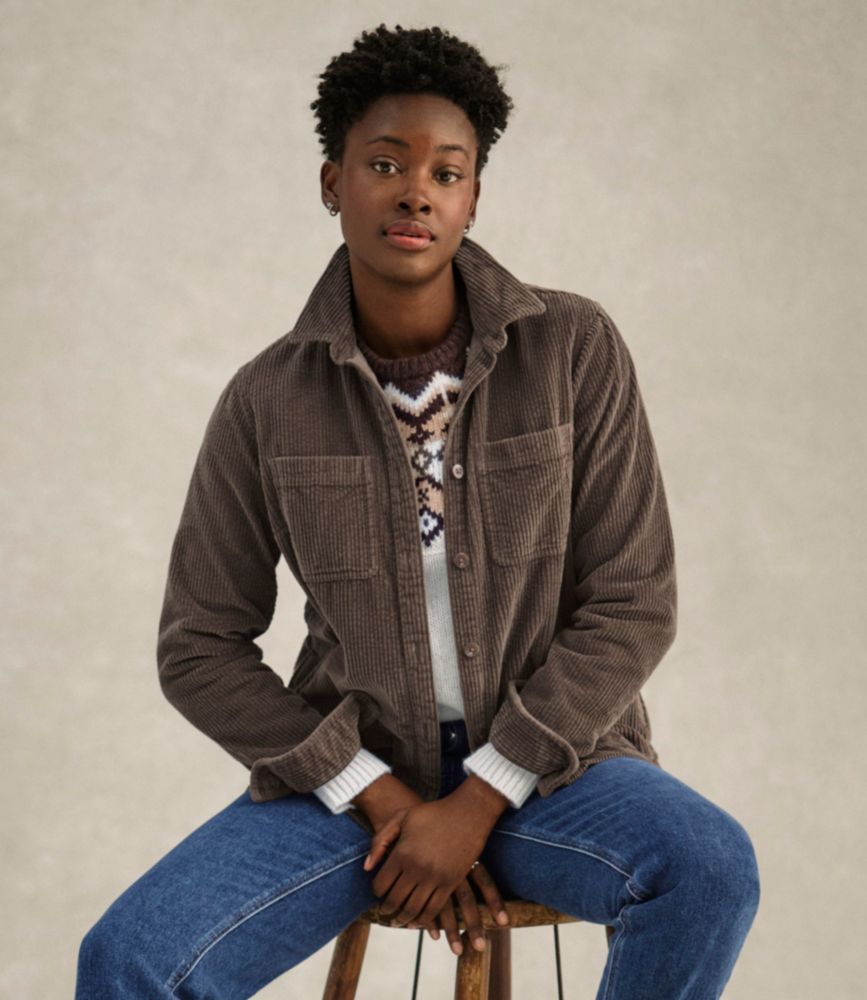 Women's Comfort Corduroy Relaxed Shirt