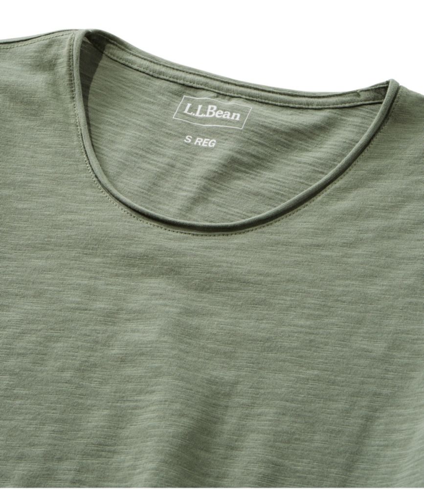 Women's Organic Cotton Tee, Crewneck Long-Sleeve, , small image number 3