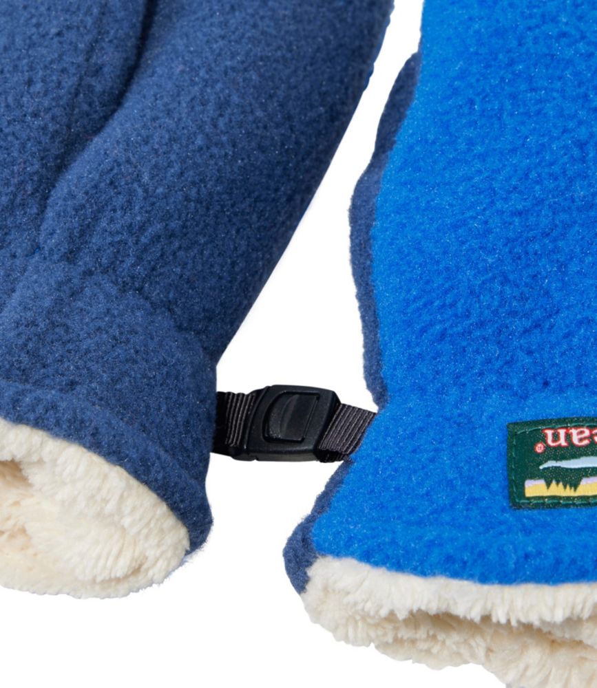 Infants' and Toddlers' Mountain Classic Fleece Hat and Mitten Set, Bright Sea Blue, small image number 4