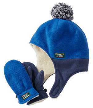 Infants' and Toddlers' Mountain Classic Fleece Hat and Mitten Set