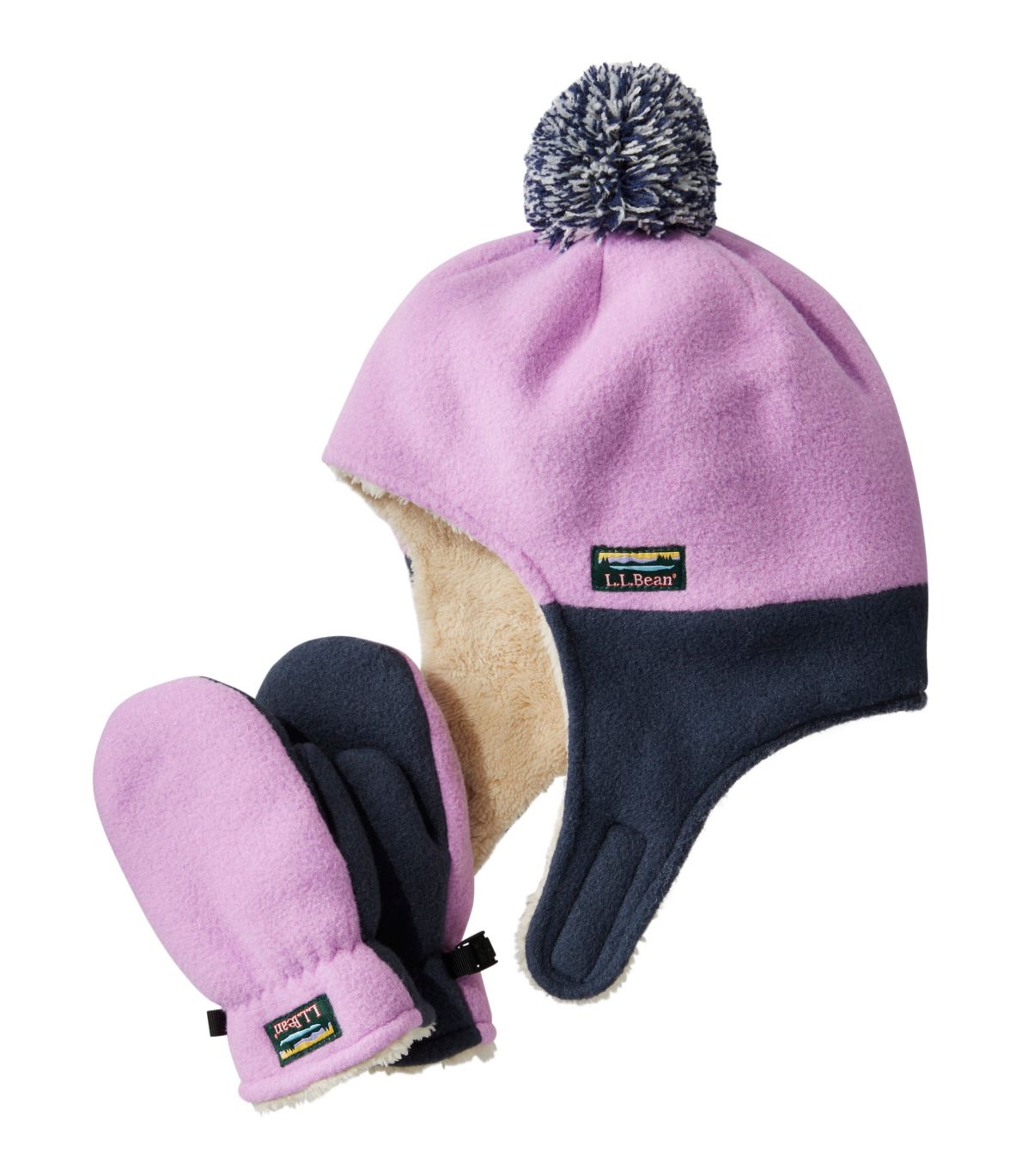 Infants' and Toddlers' Mountain Classic Fleece Hat and Mitten Set