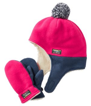 Infants' and Toddlers' Mountain Classic Fleece Hat and Mitten Set