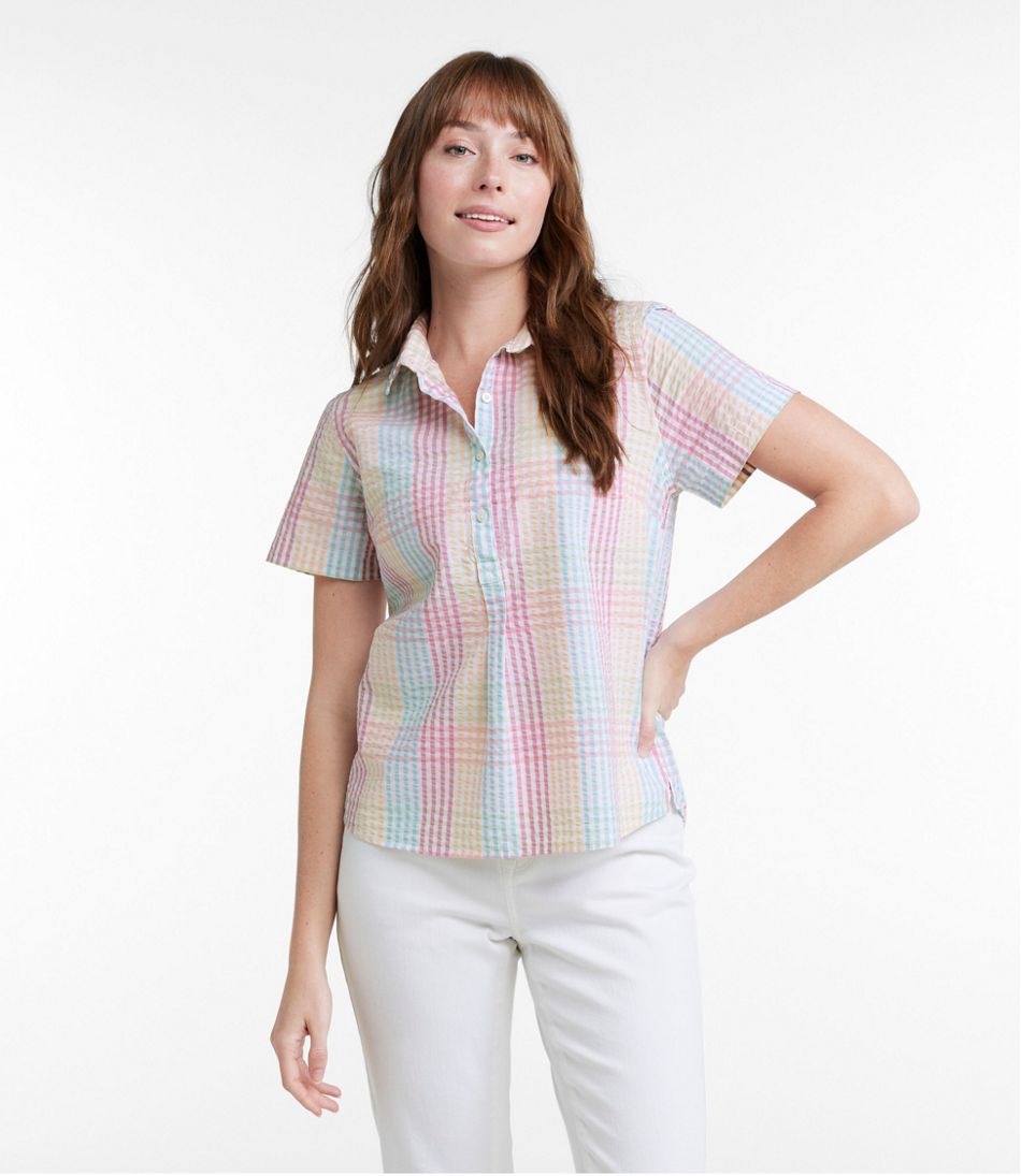 Women Chiffon Shirts Women Blouse Women Tops with Regular Long Sleeves  Printed Check Shirts Plaid Shirts Plus Size