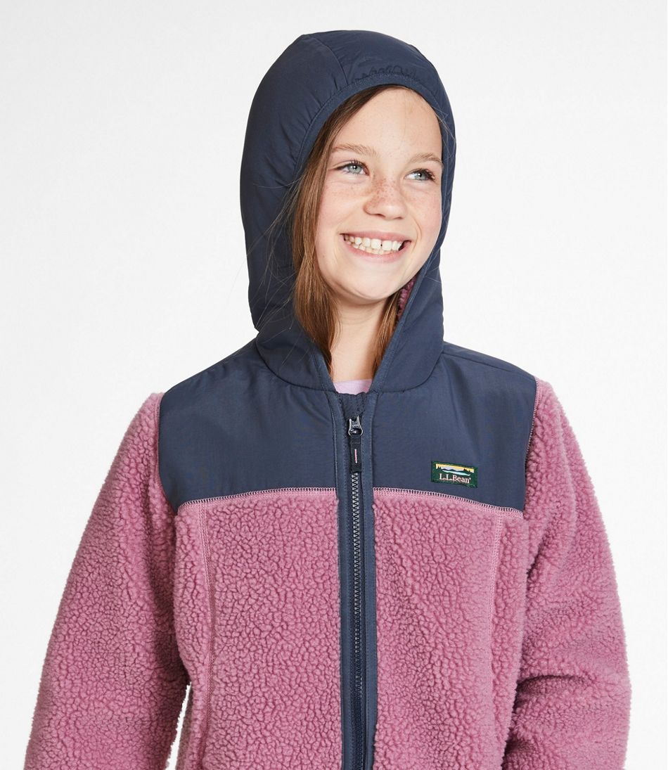 Sherpa Fabric Christmas Gift Kleding Meisjeskleding Jacks & Jassen Monogram Jacket Sale Sherpa Full Zip Kids Youth Jacket 