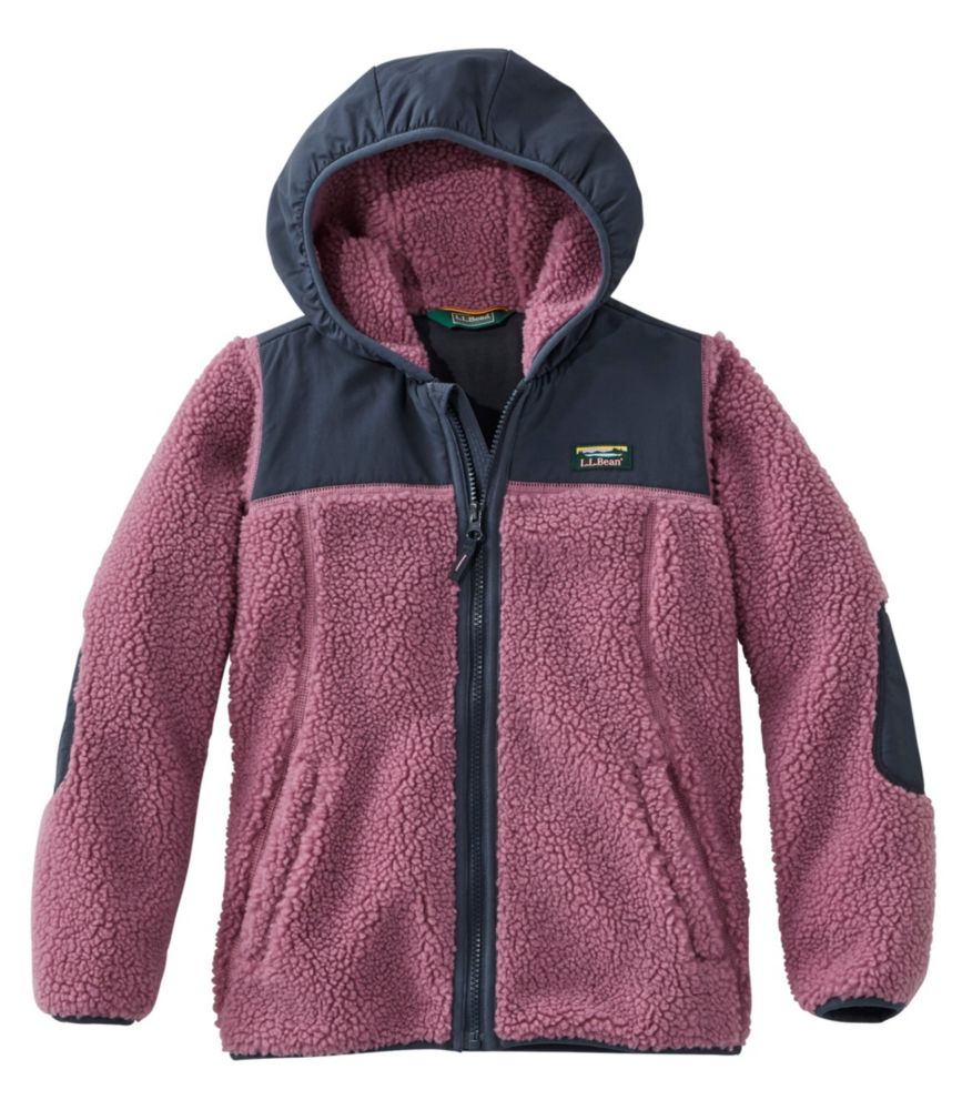 sherpa lined kids jacket