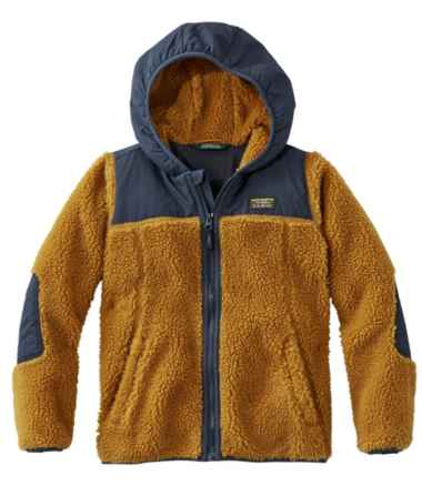 Kids' Sherpa Fleece Hooded Jacket
