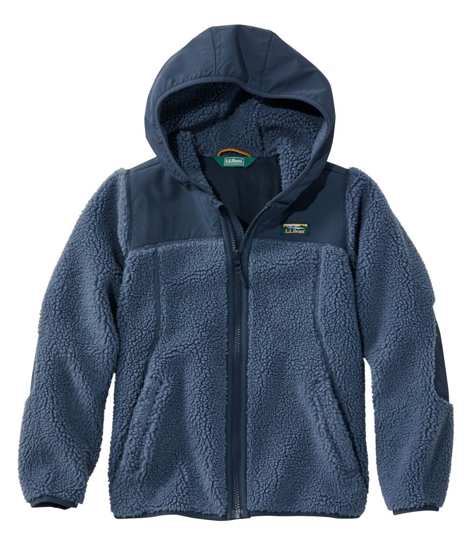 Kids Sherpa Fleece Hooded Jacket at L.L. Bean