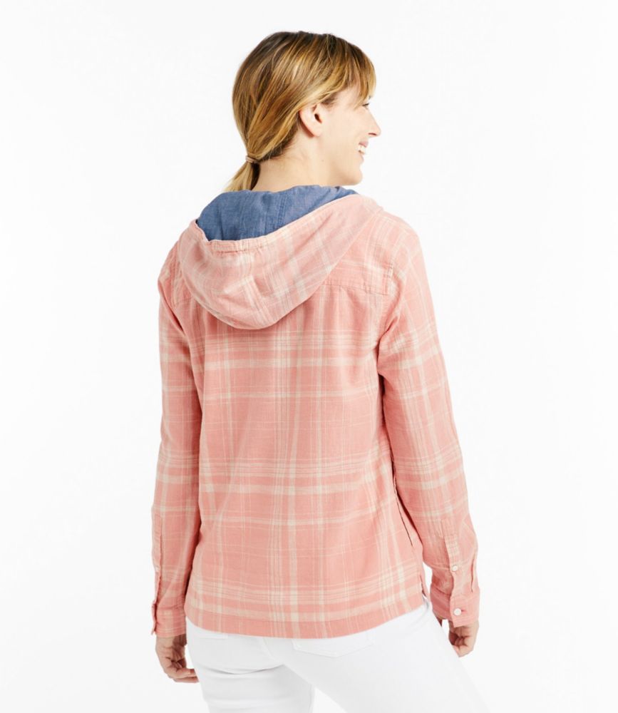 Women's Textured Linen/Cotton Anorak, Plaid Shirts & Tops at L.L.Bean
