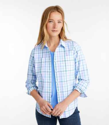 Posijego Womens Plaid Button Down Shirts Collared Long Sleeve