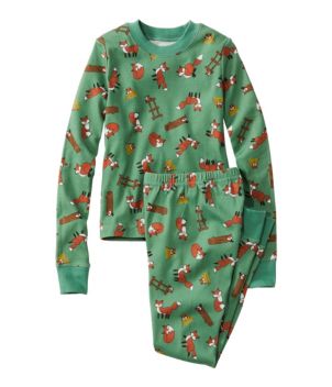 Kids' Organic Cotton Fitted Pajamas