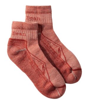 Adults' Cresta Wool Lightweight Hiking Socks, Quarter-Crew